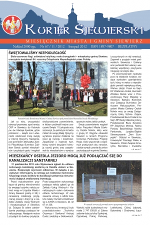 KURIER SIEWIERSKI NR 67/11/2012 